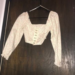 Urban Outfitters Floral Crop Size XS